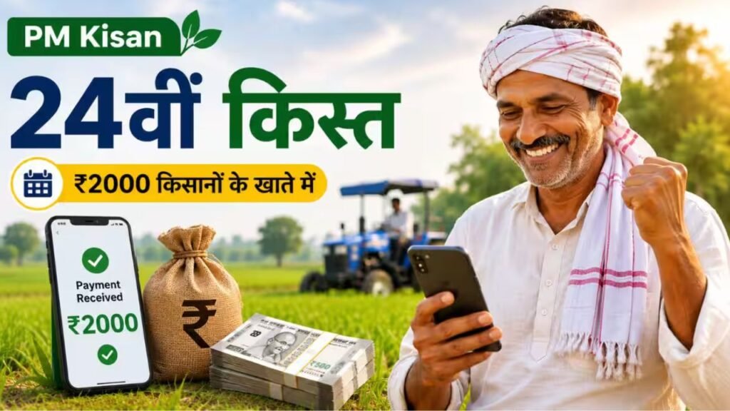 पीएम किसान 24वीं किस्त इस दिन आएगी